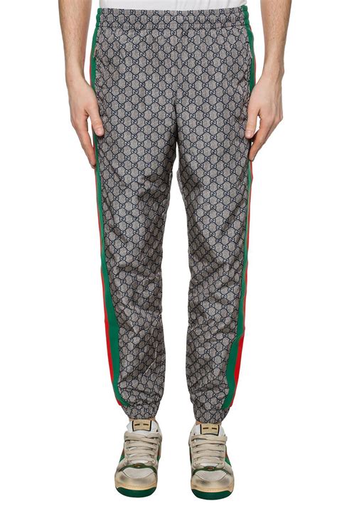 gucci green and red joggers|Gucci sweatpants for men.